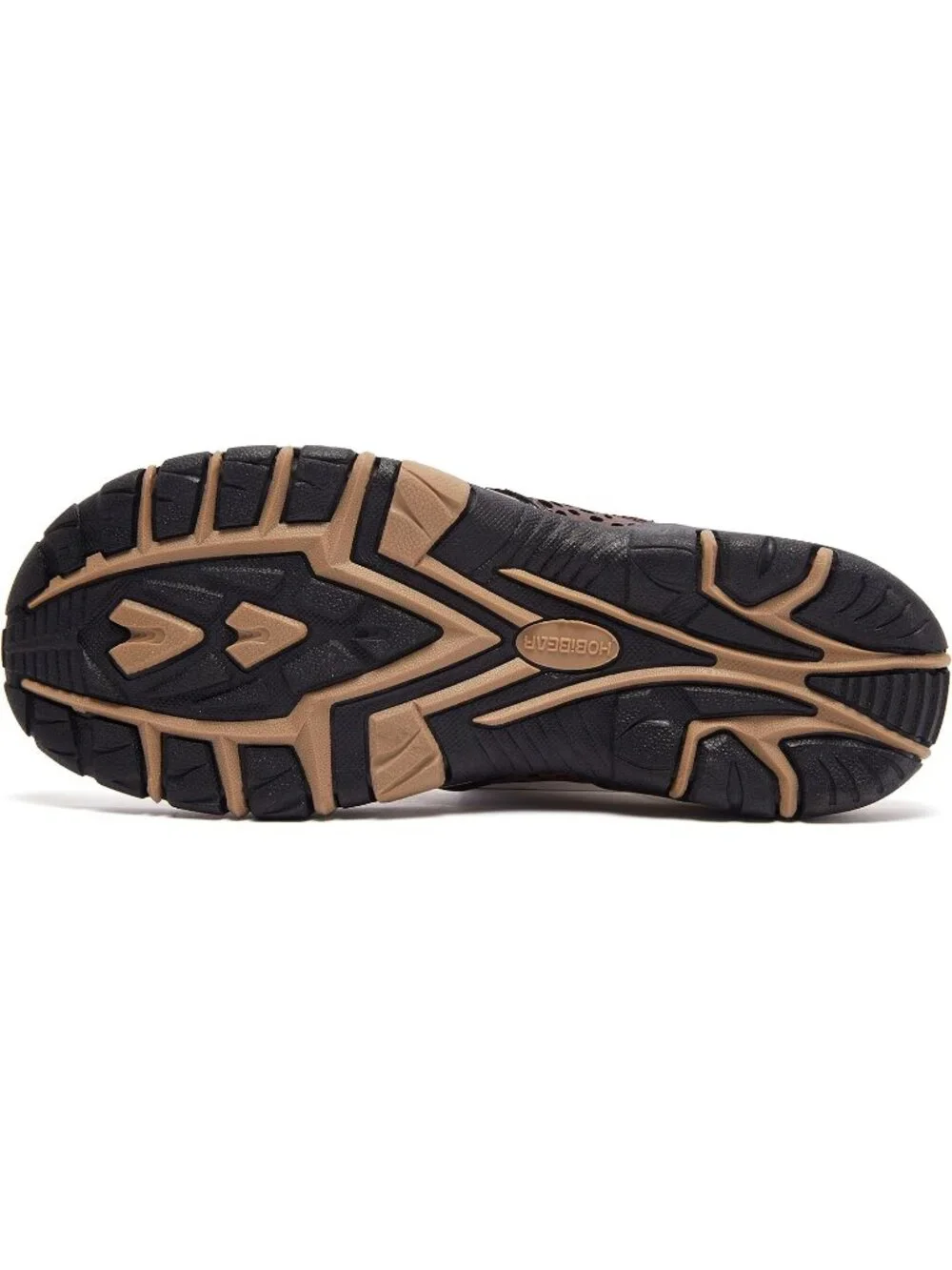 Men's Brown And Beige Sport Flip Flops Comfort Outdoor Casual Thong Sandal Shoes
